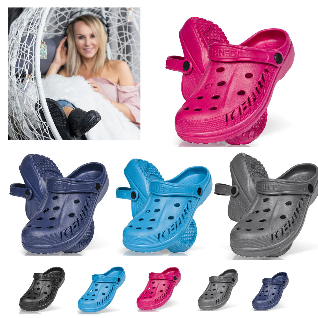 Kenbo Clogs Gartenschuhe Badeschuhe Pantoletten Hausschuh Übergröße Freizeit Gr 37-49